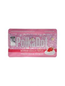 Polkadot Mushroom White Chocolate Truffles